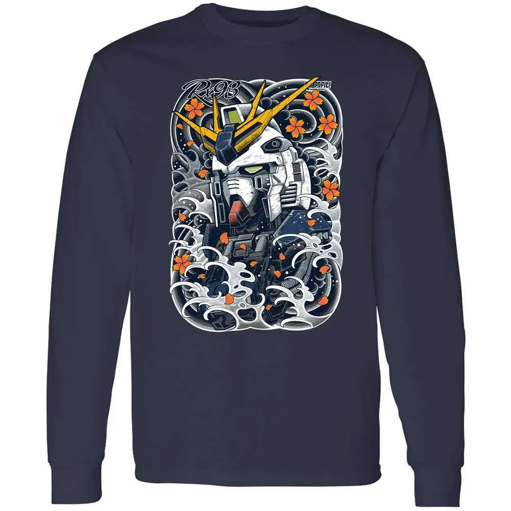 Long Sleeve T-Shirt - 8FKDFNBB - Navy - 2