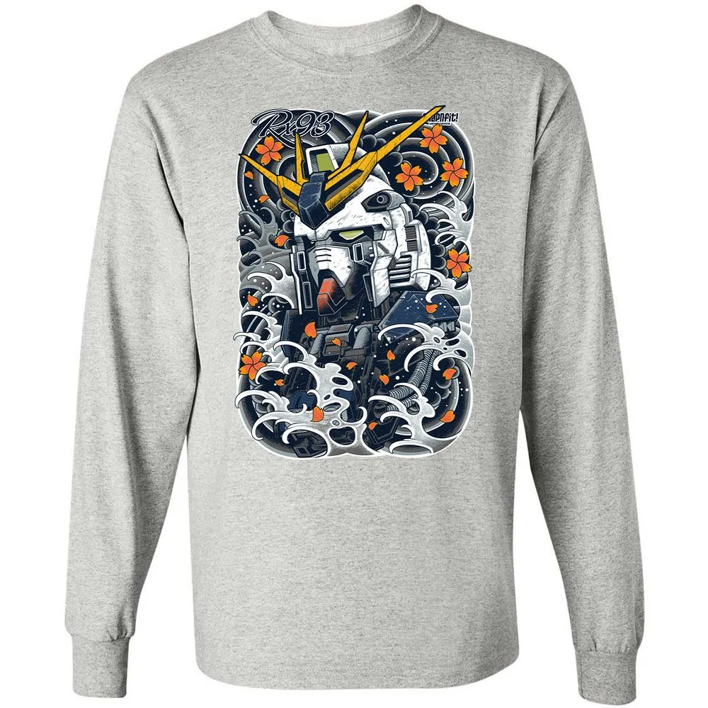 Long Sleeve T-Shirt - 8FKDFNBB - Ash - 7