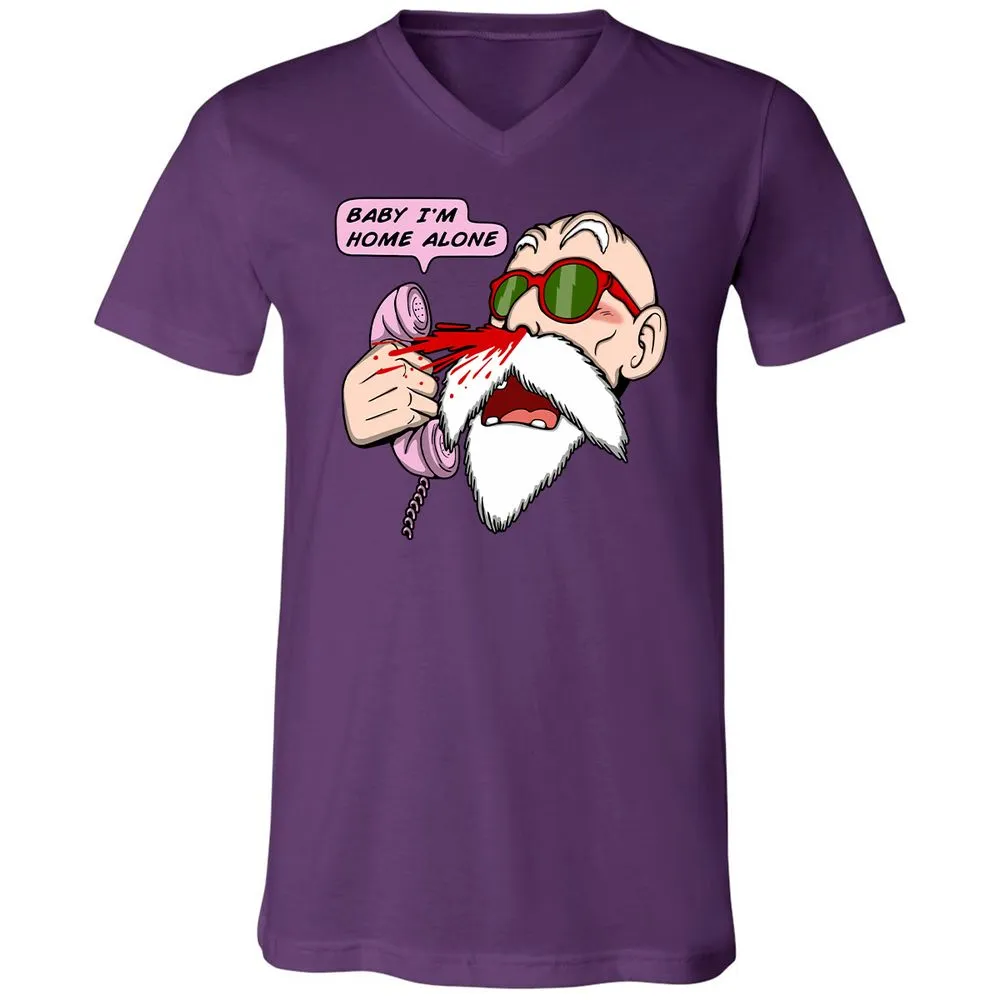 Unisex V-Neck T-Shirt - HH64NSM6 - Team Purple - 9