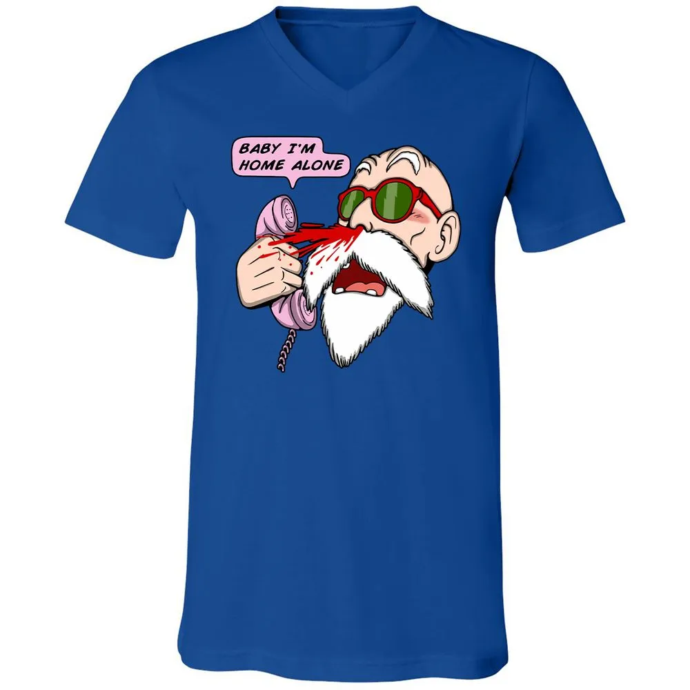 Unisex V-Neck T-Shirt - HH64NSM6 - True Royal - 4