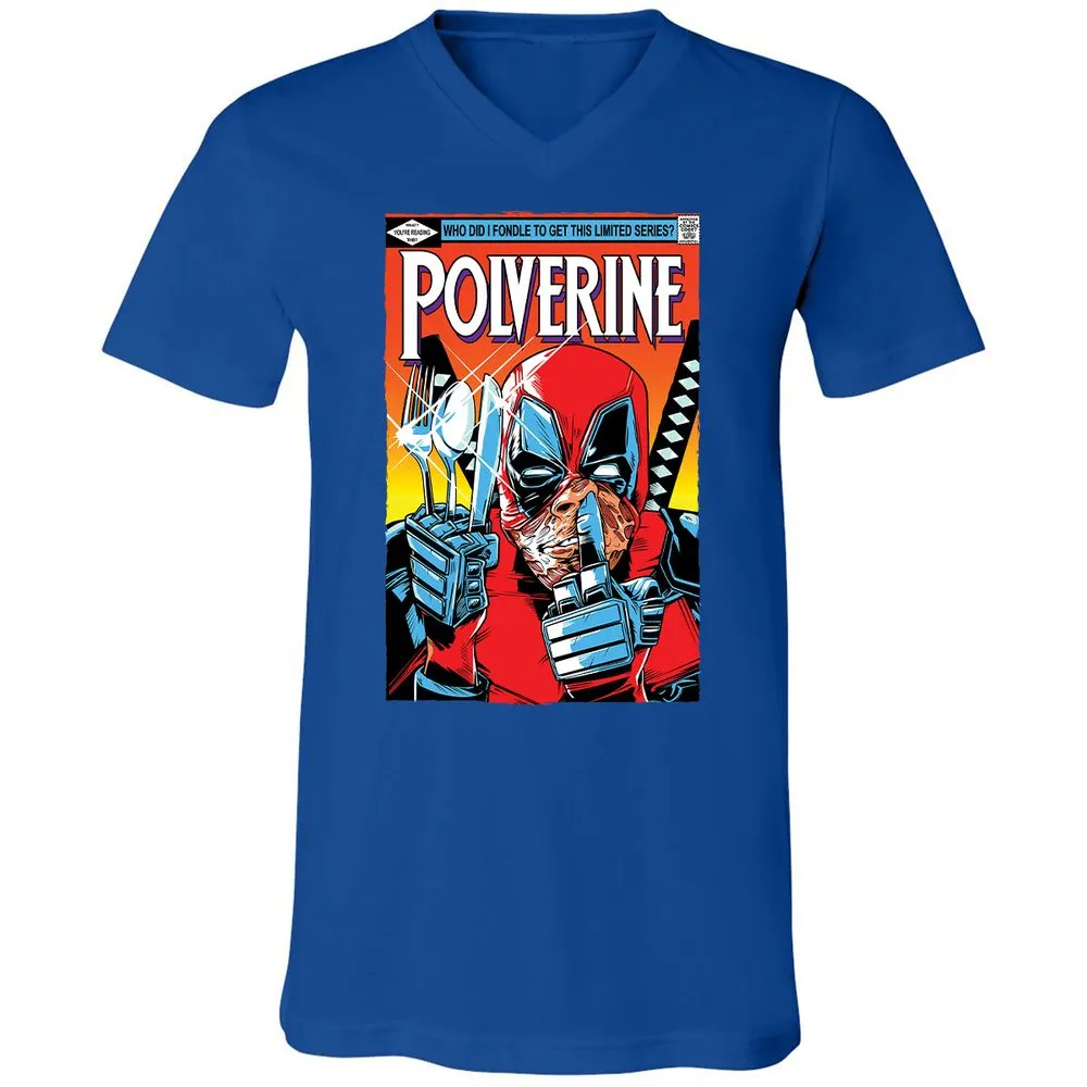 Unisex V-Neck T-Shirt - PW8G3DXL - True Royal - 4
