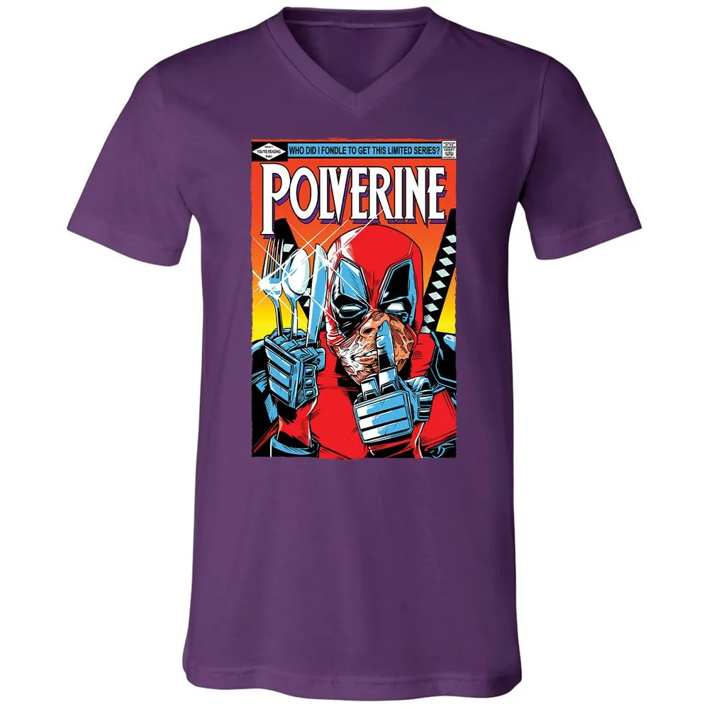 Unisex V-Neck T-Shirt - PW8G3DXL - Team Purple - 9