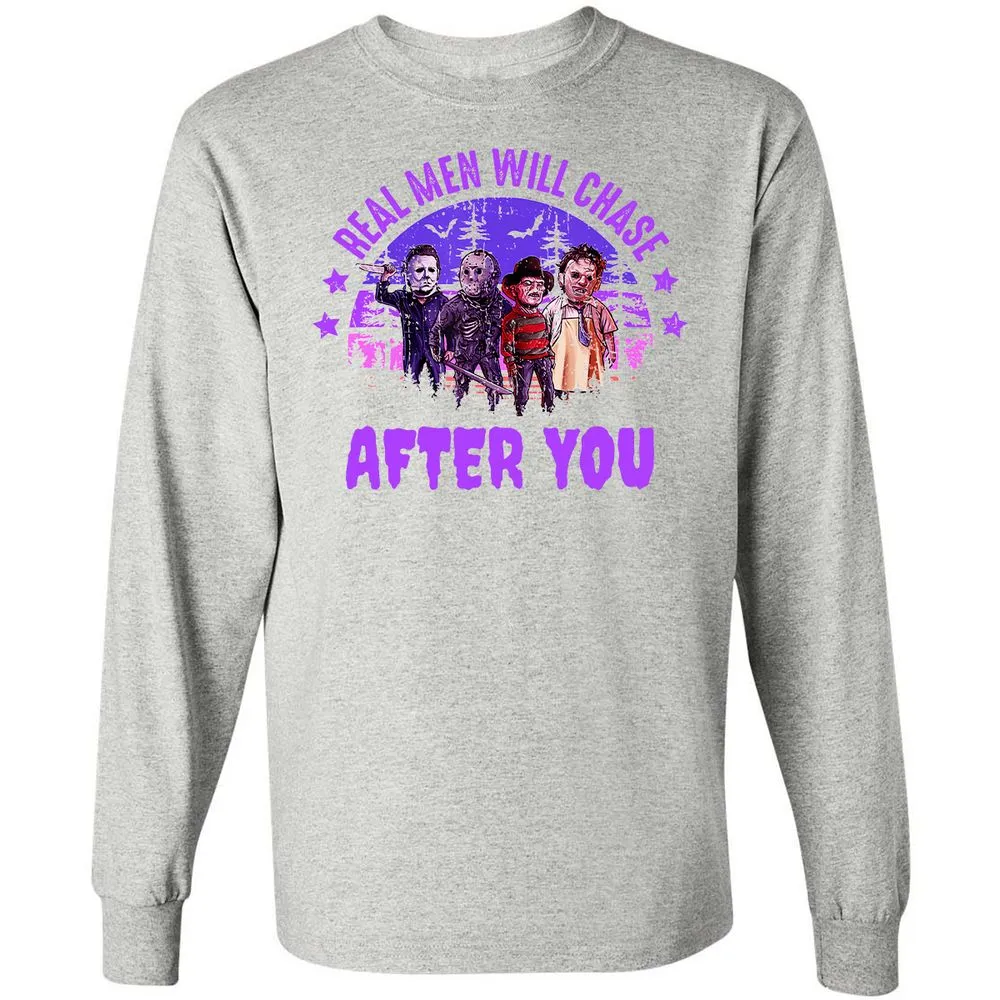 Long Sleeve T-Shirt - 42F8N1AZ - Ash - 7