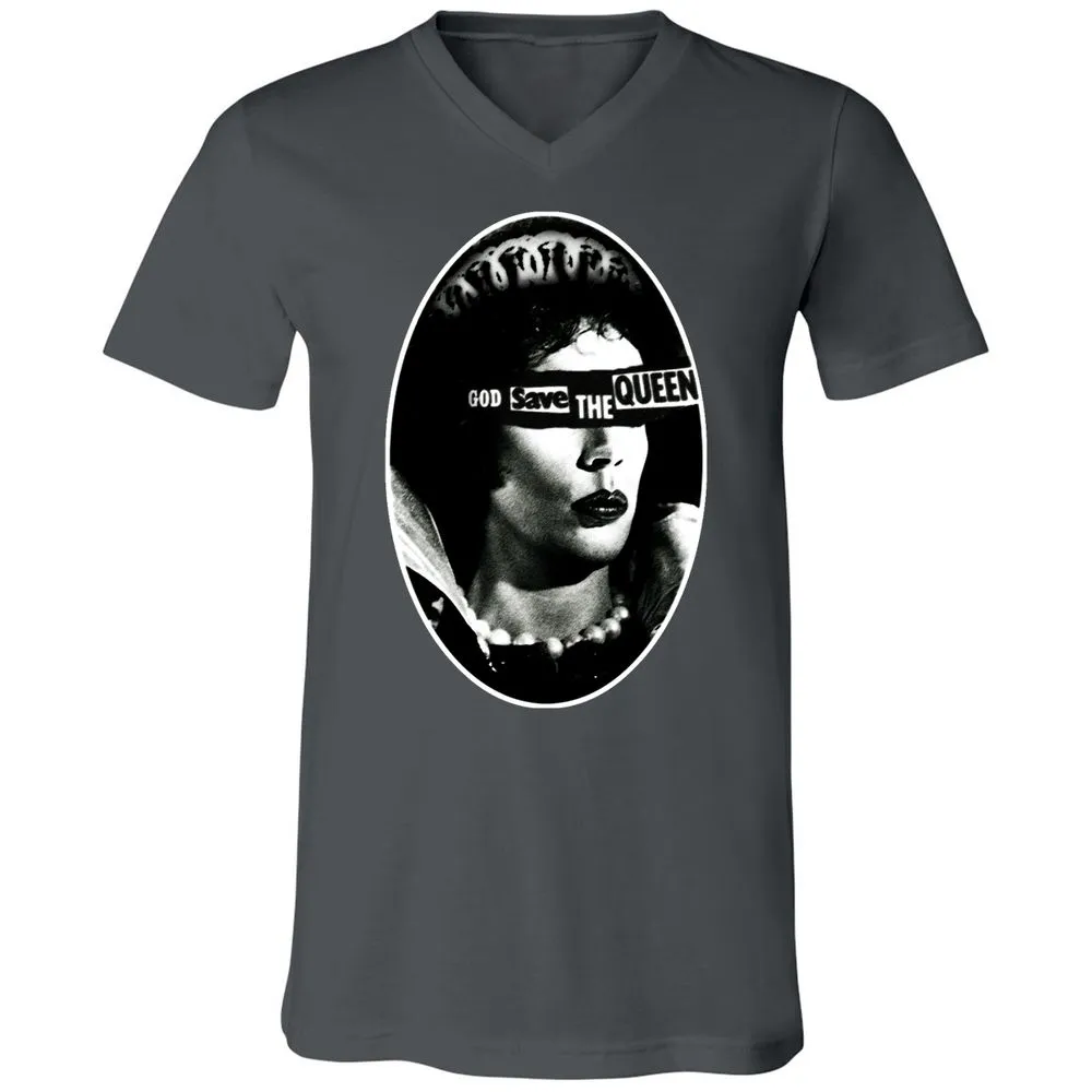 Unisex V-Neck T-Shirt - 3P9CEKJN - Asphalt - 12