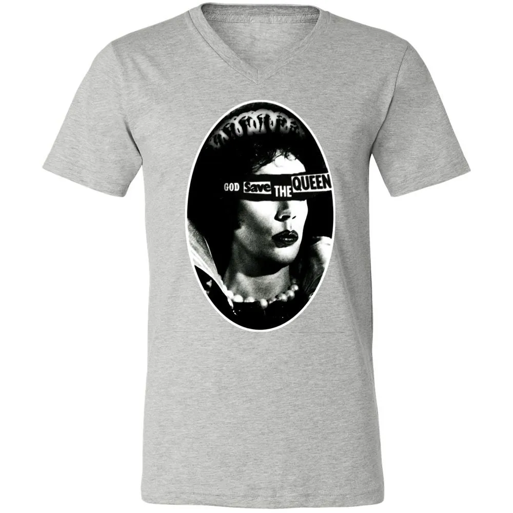 Unisex V-Neck T-Shirt - 3P9CEKJN - Athletic Heather - 7