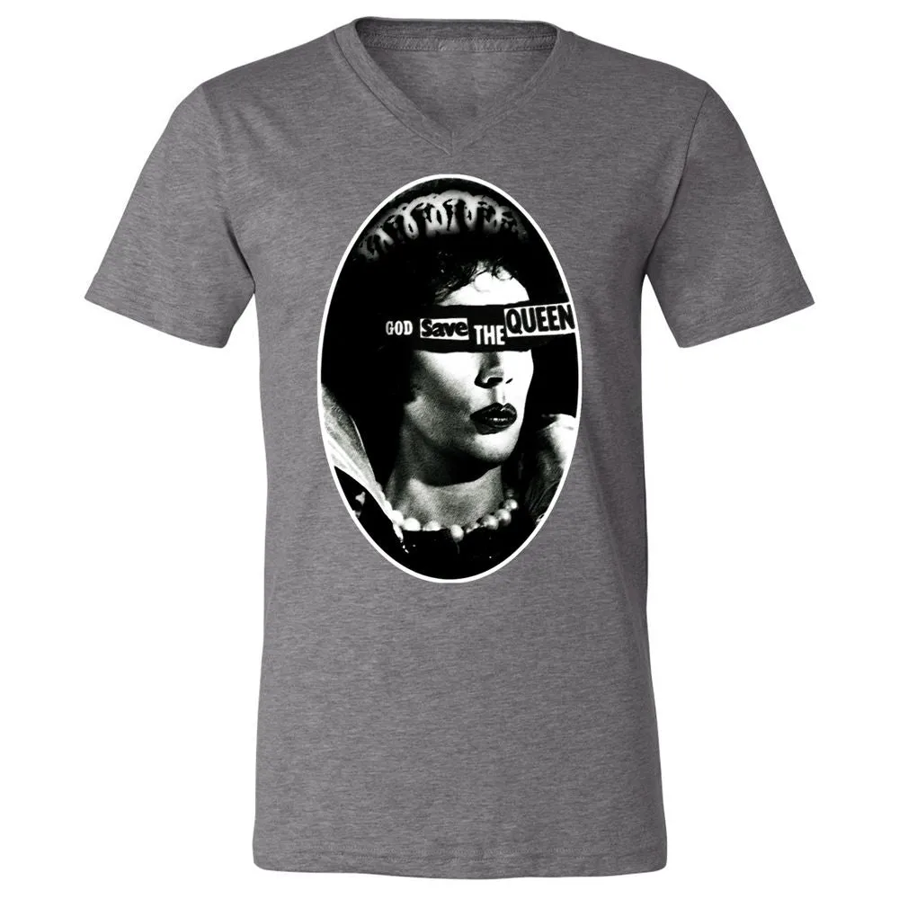 Unisex V-Neck T-Shirt - 3P9CEKJN - Deep Heather - 13