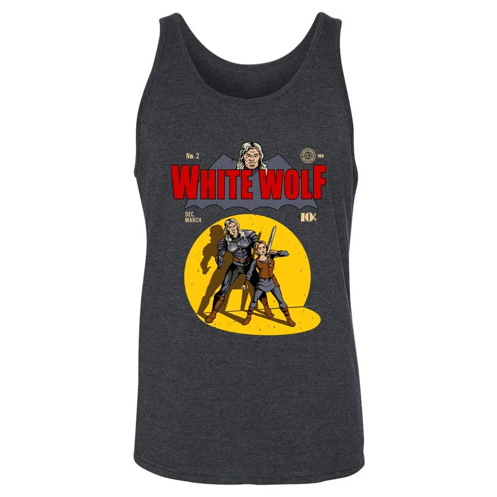 Unisex Jersey Tank - FQ6MSSBH - Dark Grey Heather - 6