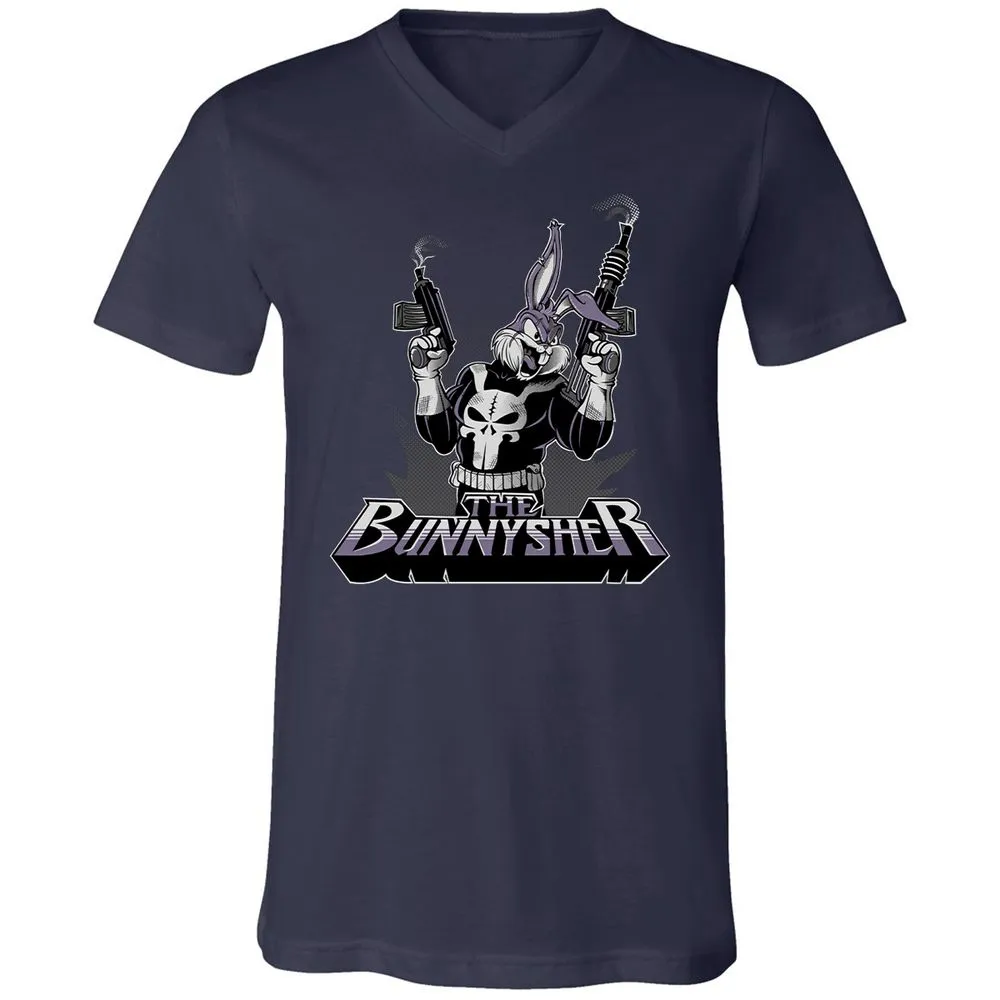 Unisex V-Neck T-Shirt - 941F5U3S - Navy - 2