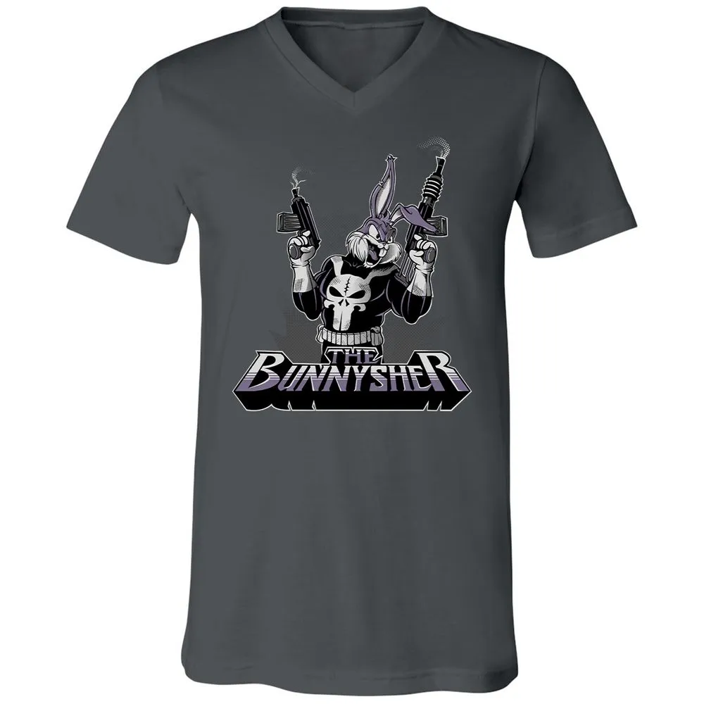 Unisex V-Neck T-Shirt - 941F5U3S - Asphalt - 12