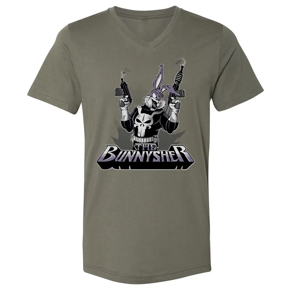 Unisex V-Neck T-Shirt - 941F5U3S - Military Green - 10