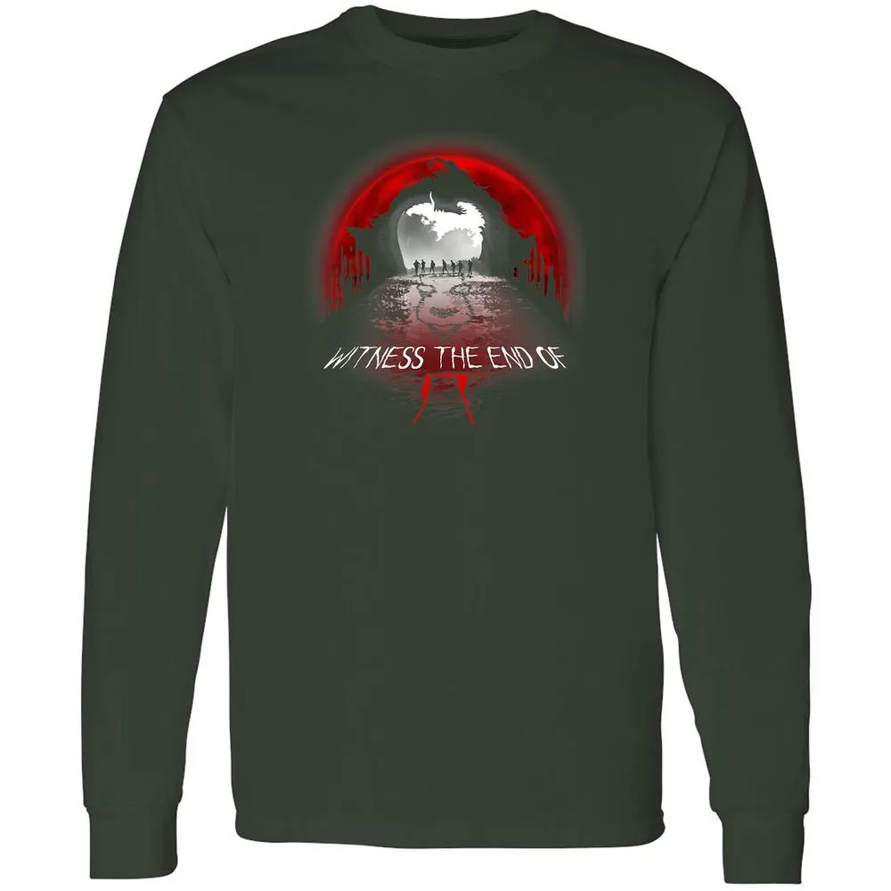 Long Sleeve T-Shirt - HMG8GBY8 - Forest Green - 4