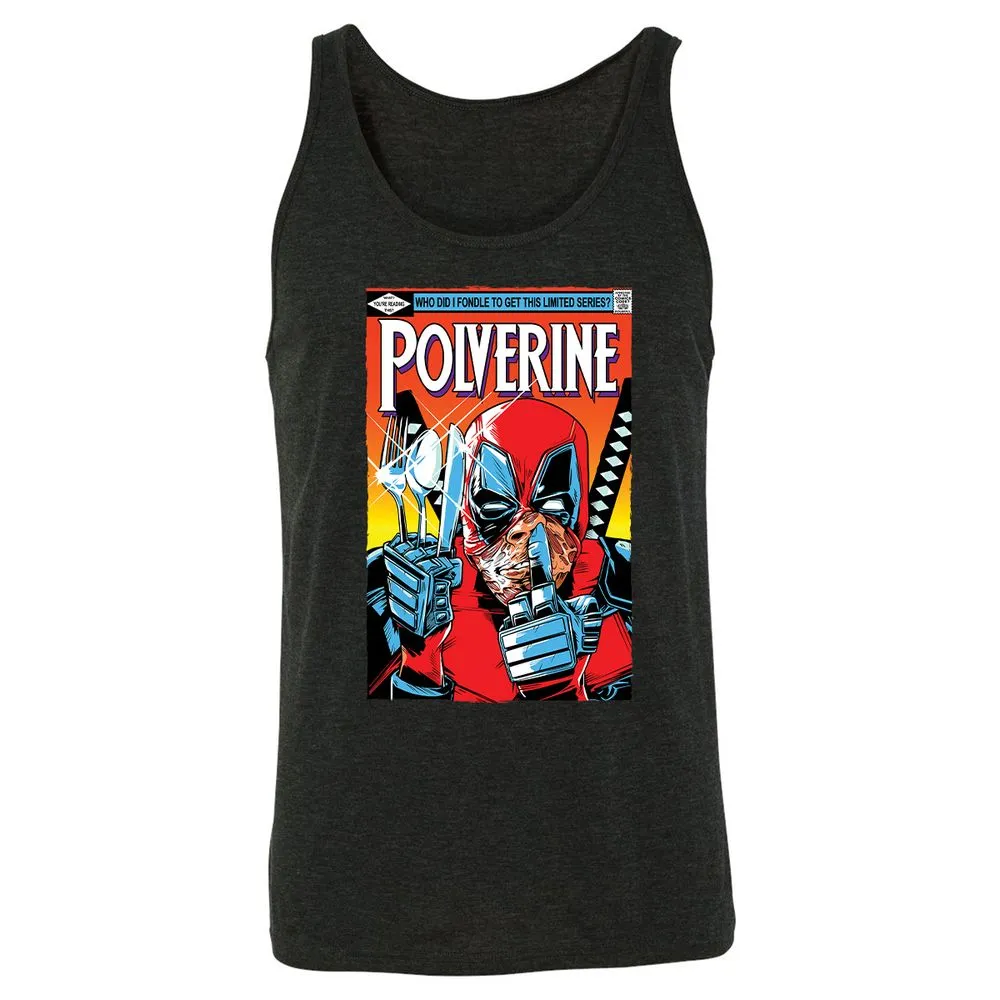 Unisex Jersey Tank - T3NXCVT9 - Charcoal Black Triblend - 5
