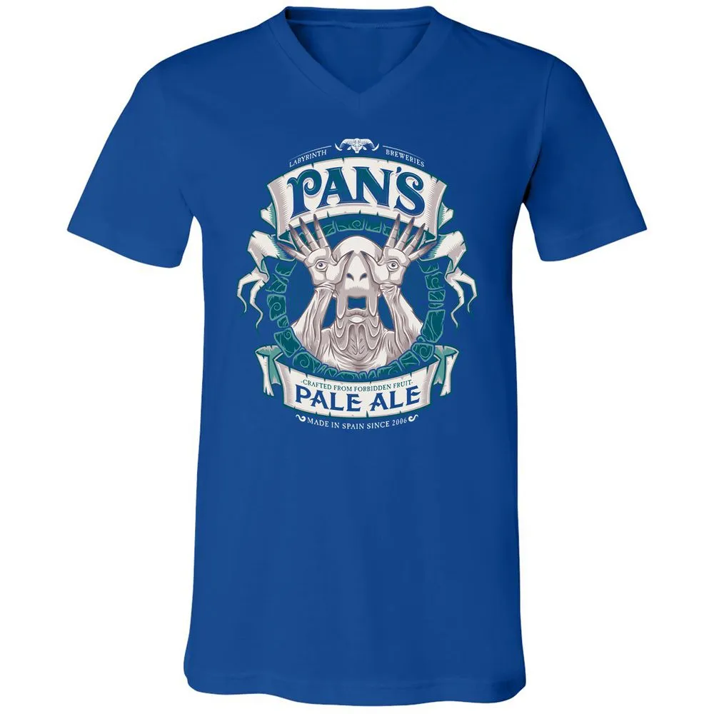 Unisex V-Neck T-Shirt - B3F1QH6T - True Royal - 4