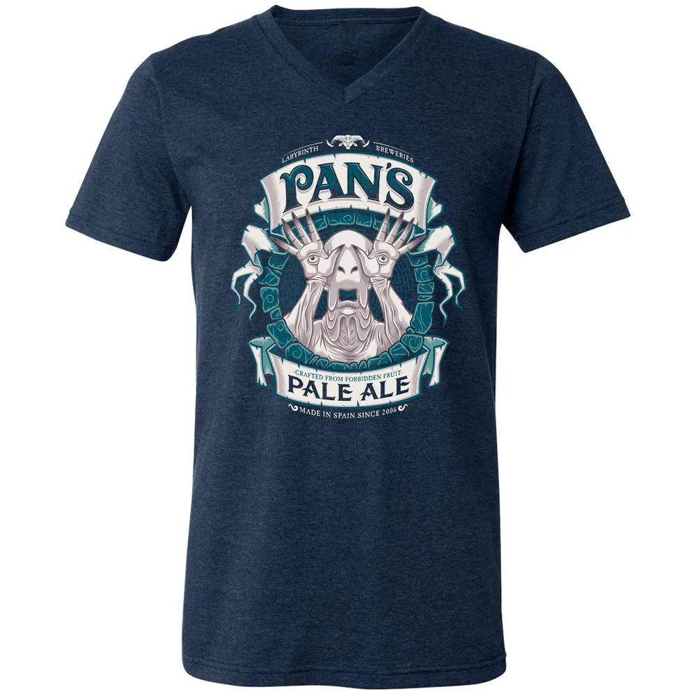 Unisex V-Neck T-Shirt - B3F1QH6T - Heather Navy - 15