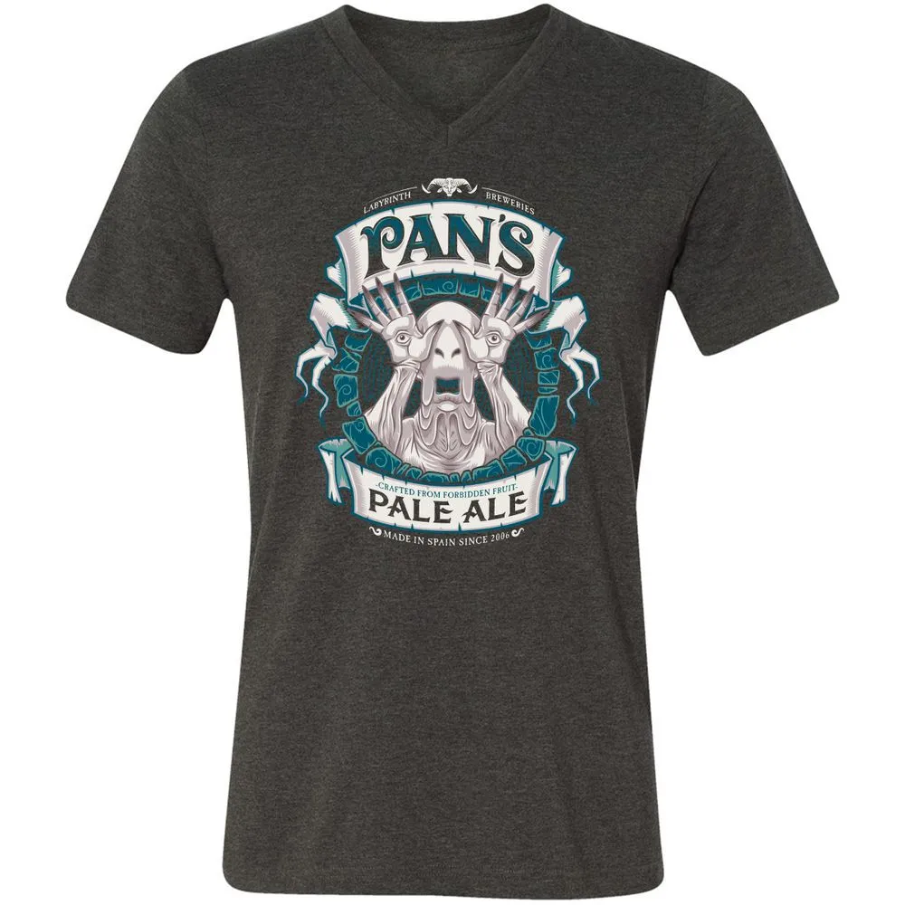 Unisex V-Neck T-Shirt - B3F1QH6T - Dark Grey Heather - 8