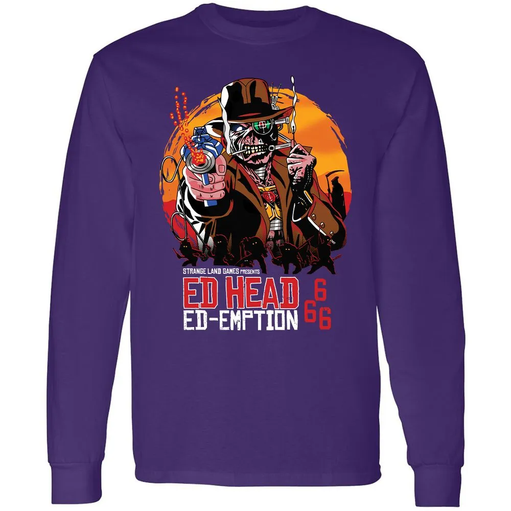 Long Sleeve T-Shirt - 3K6YAQ3M - Purple - 13