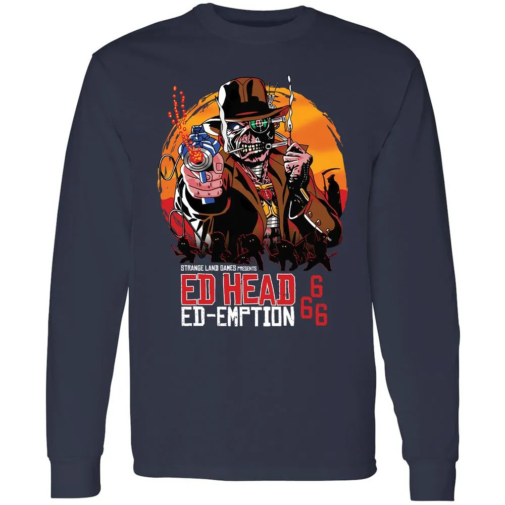 Long Sleeve T-Shirt - 3K6YAQ3M - Navy - 2