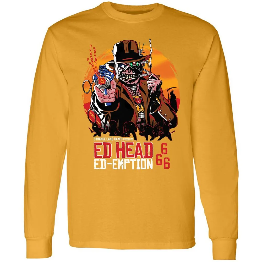 Long Sleeve T-Shirt - 3K6YAQ3M - Gold - 9
