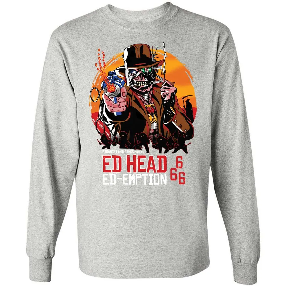 Long Sleeve T-Shirt - 3K6YAQ3M - Ash - 7