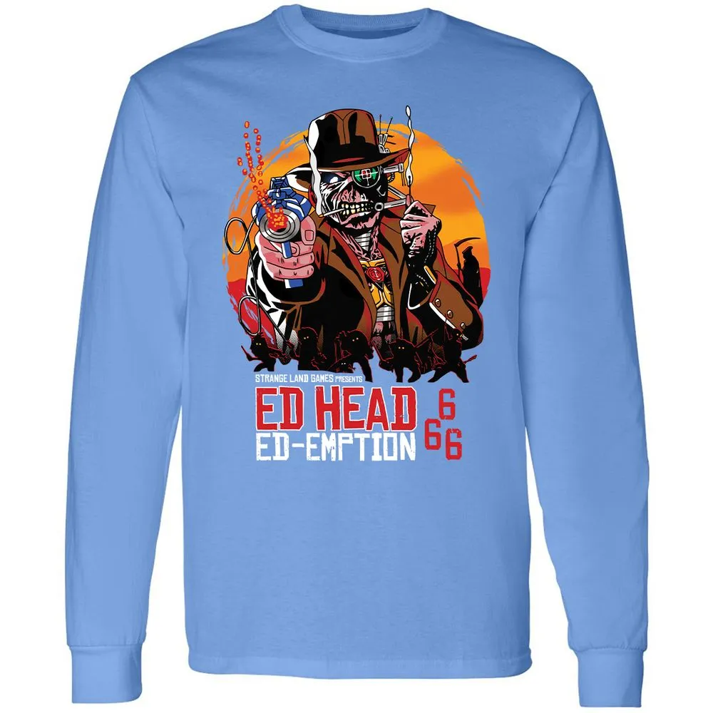 Long Sleeve T-Shirt - 3K6YAQ3M - Carolina Blue - 12