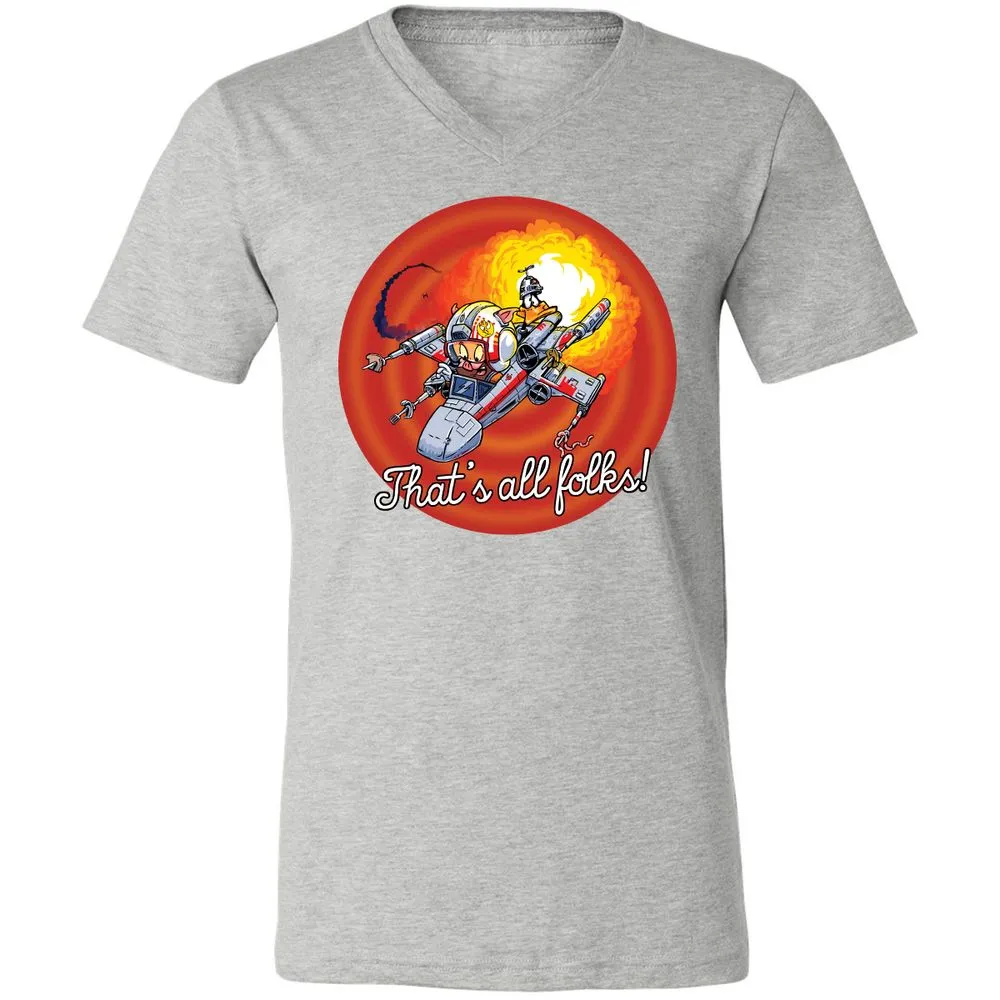 Unisex V-Neck T-Shirt - MYXKK9KA - Athletic Heather - 7