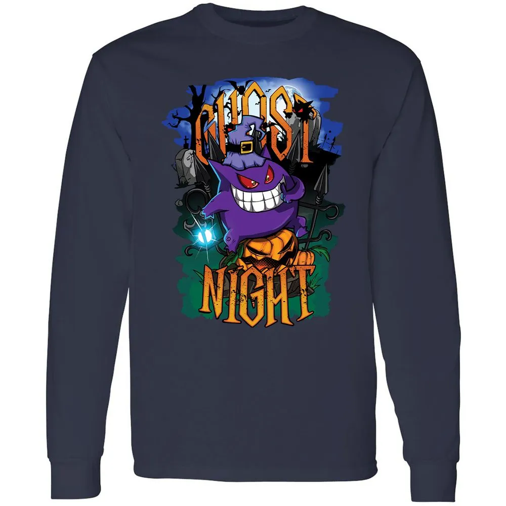 Long Sleeve T-Shirt - S2QFNXTC - Navy - 2