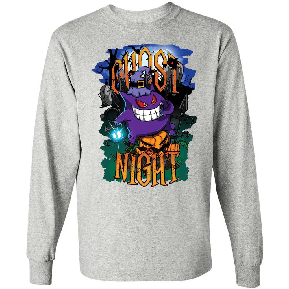 Long Sleeve T-Shirt - S2QFNXTC - Ash - 7