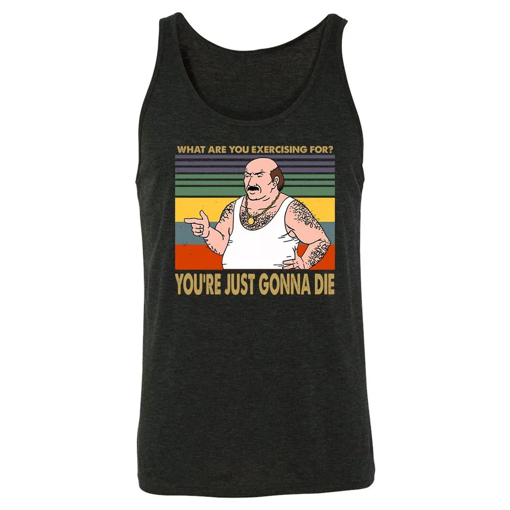 Unisex Jersey Tank - 2JC978D1 - Charcoal Black Triblend - 5