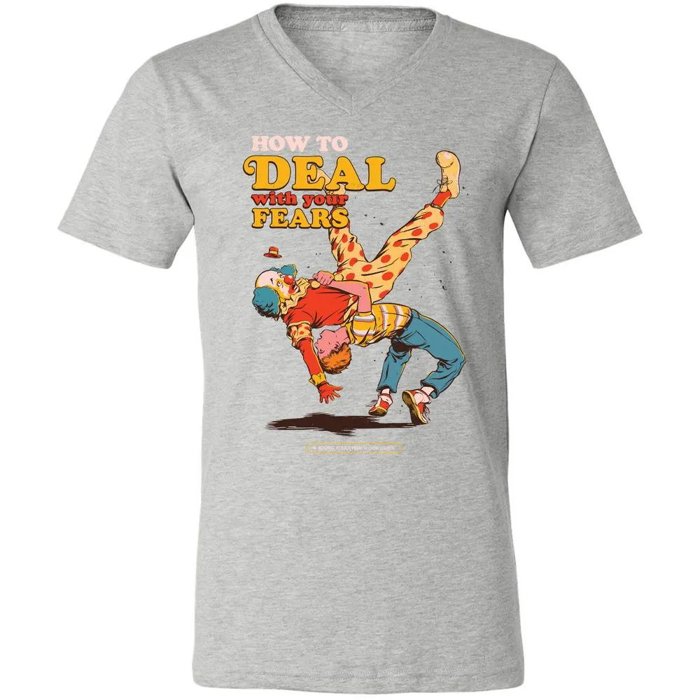 Unisex V-Neck T-Shirt - FRREGM8Z - Athletic Heather - 7