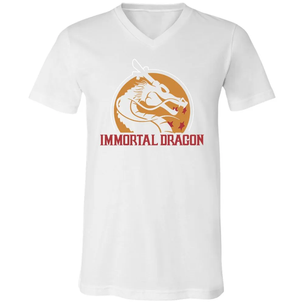 Unisex V-Neck T-Shirt - 958MAFT5 - White - 5