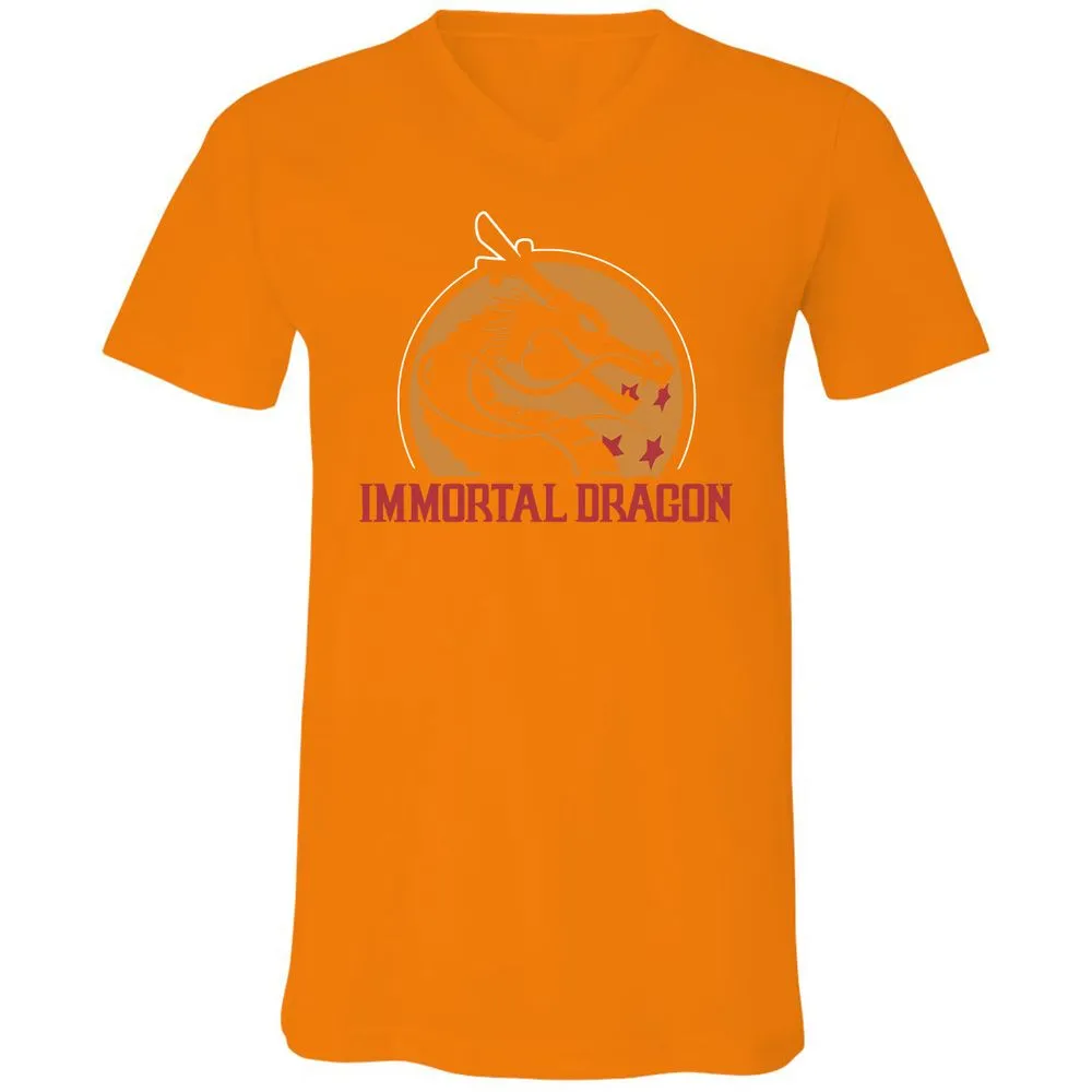 Unisex V-Neck T-Shirt - 958MAFT5 - Orange - 11