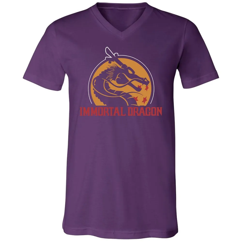 Unisex V-Neck T-Shirt - 958MAFT5 - Team Purple - 9