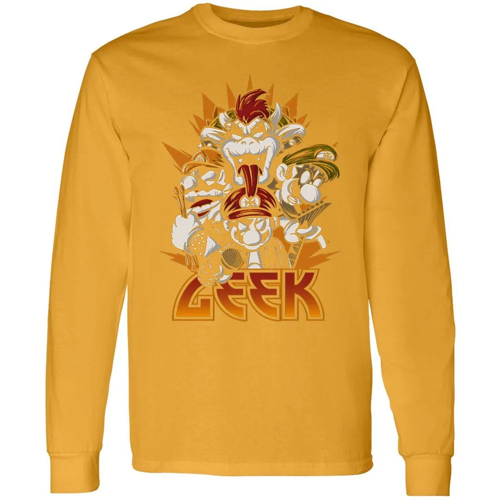 Long Sleeve T-Shirt - URPDFQ9F - Gold - 9