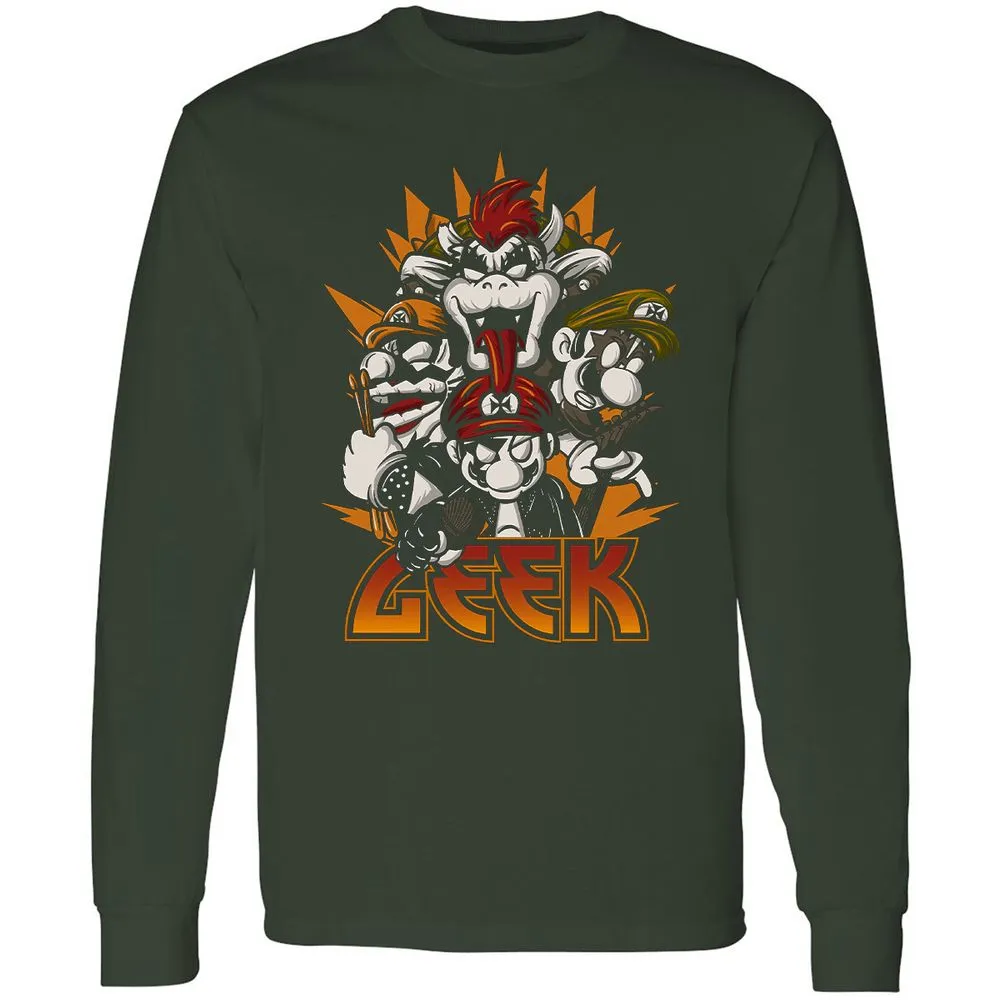 Long Sleeve T-Shirt - URPDFQ9F - Forest Green - 4