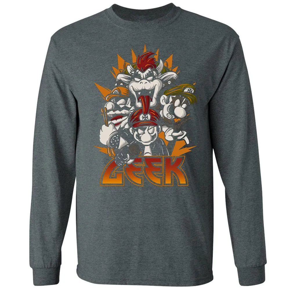 Long Sleeve T-Shirt - URPDFQ9F - Dark Heather - 15