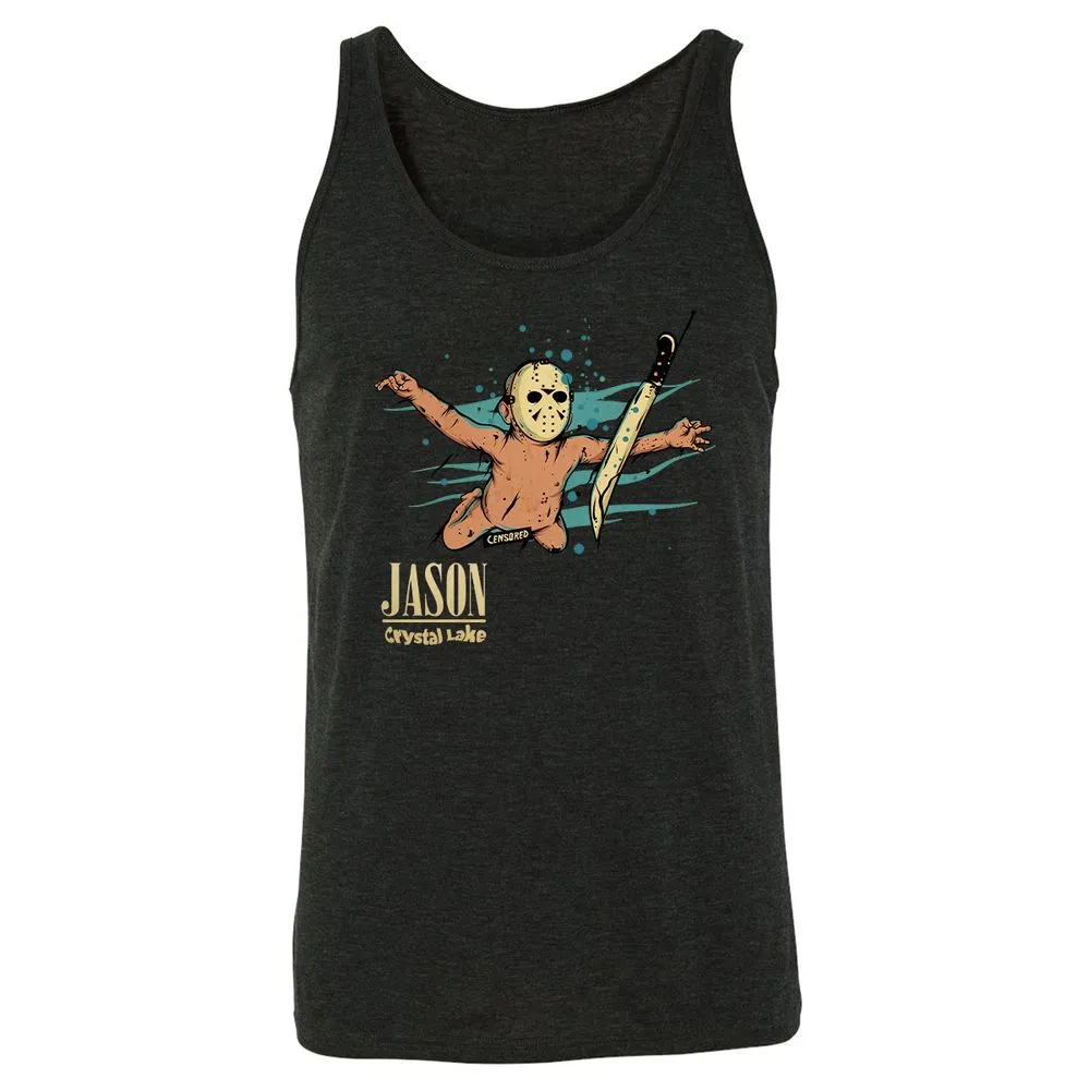 Unisex Jersey Tank - BRA2LKQX - Charcoal Black Triblend - 5