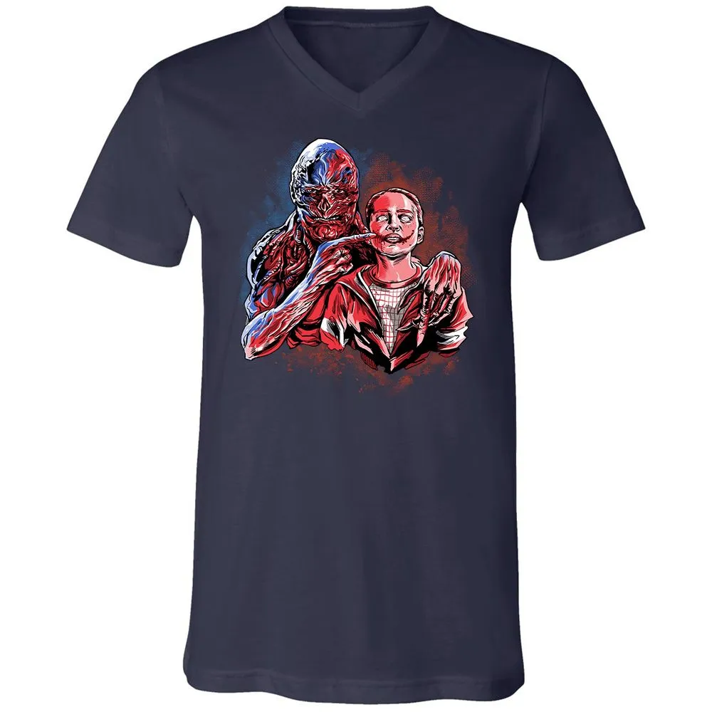 Unisex V-Neck T-Shirt - 7GS65VNT - Navy - 2