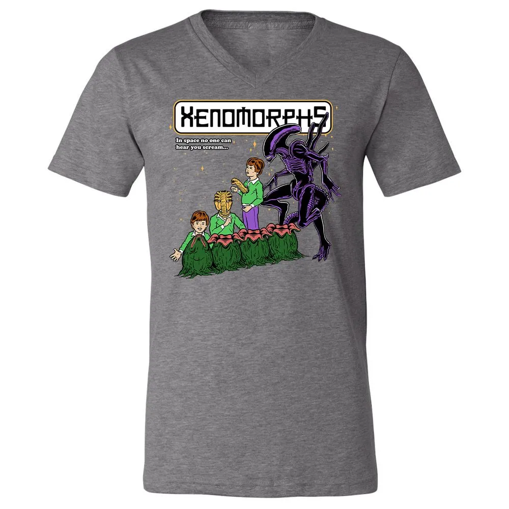 Unisex V-Neck T-Shirt - YP5ZAR22 - Deep Heather - 13