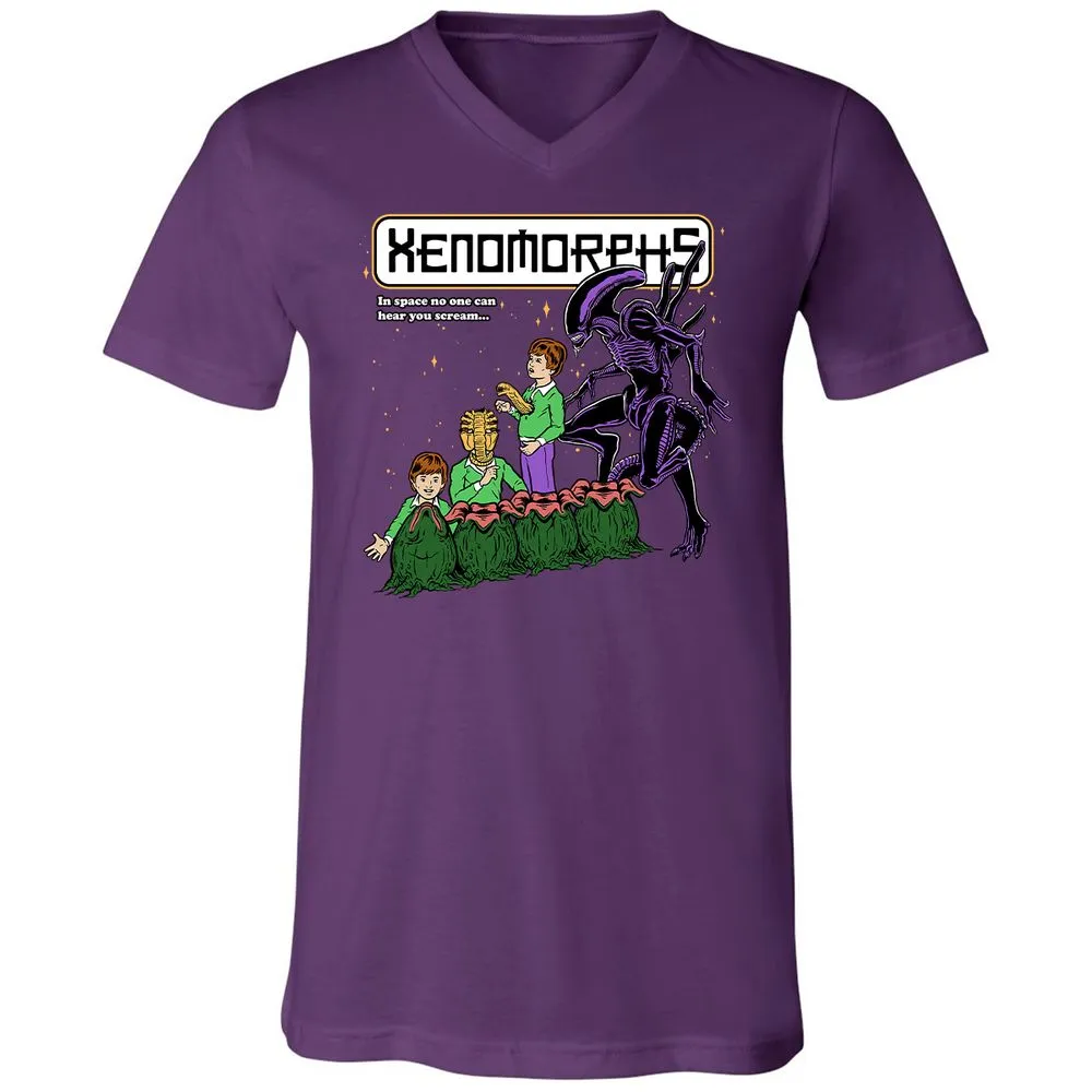 Unisex V-Neck T-Shirt - YP5ZAR22 - Team Purple - 9