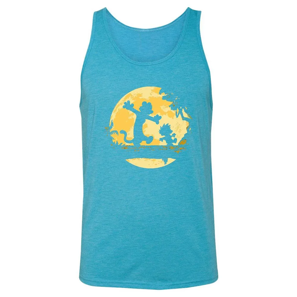 Unisex Jersey Tank - CAQSWRPX - Aqua Triblend - 3