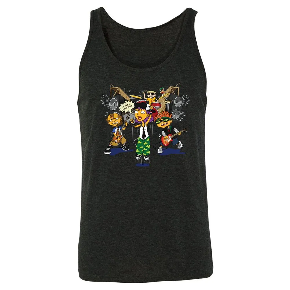 Unisex Jersey Tank - 6Y1AFX7T - Charcoal Black Triblend - 5