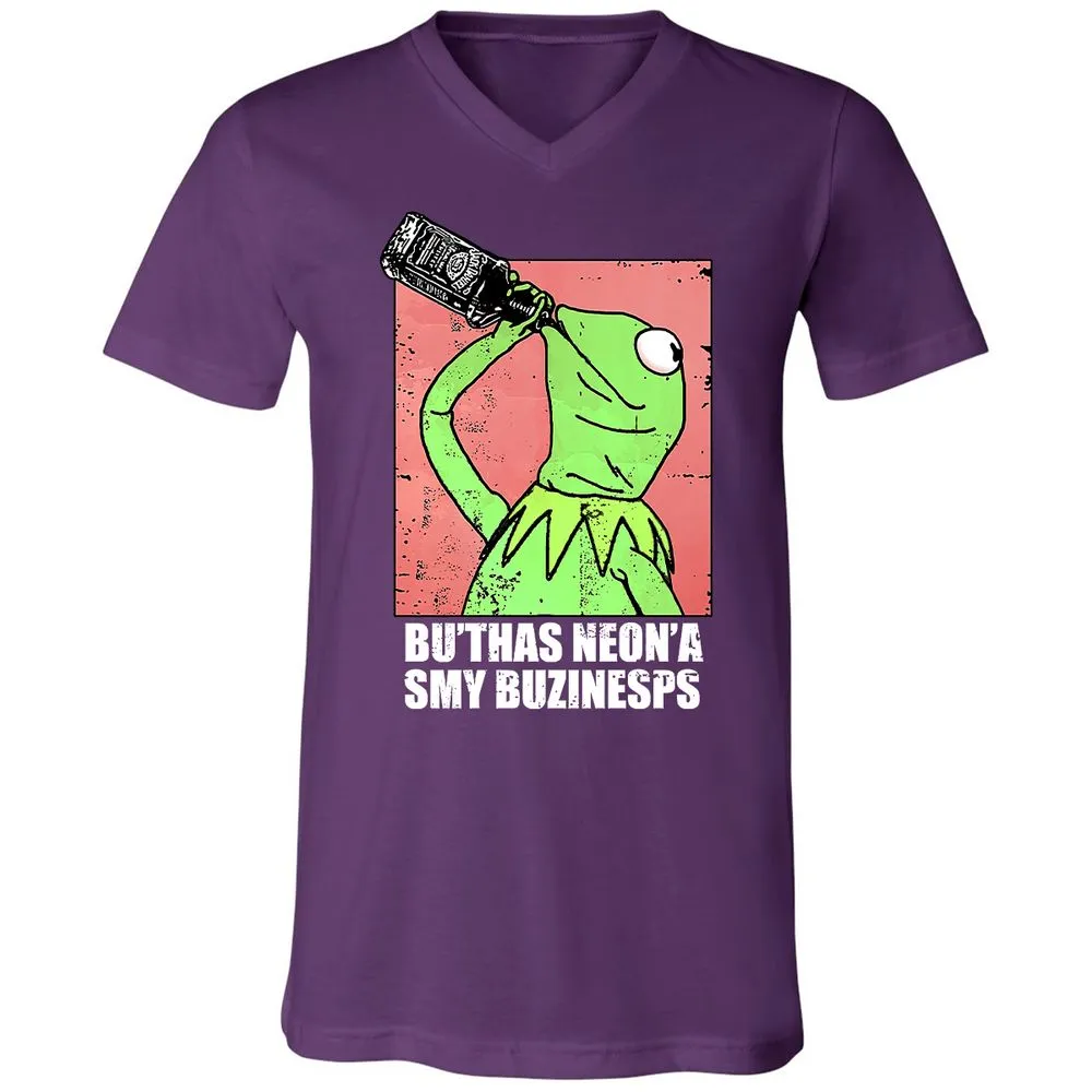 Unisex V-Neck T-Shirt - FFHZYJ9J - Team Purple - 9