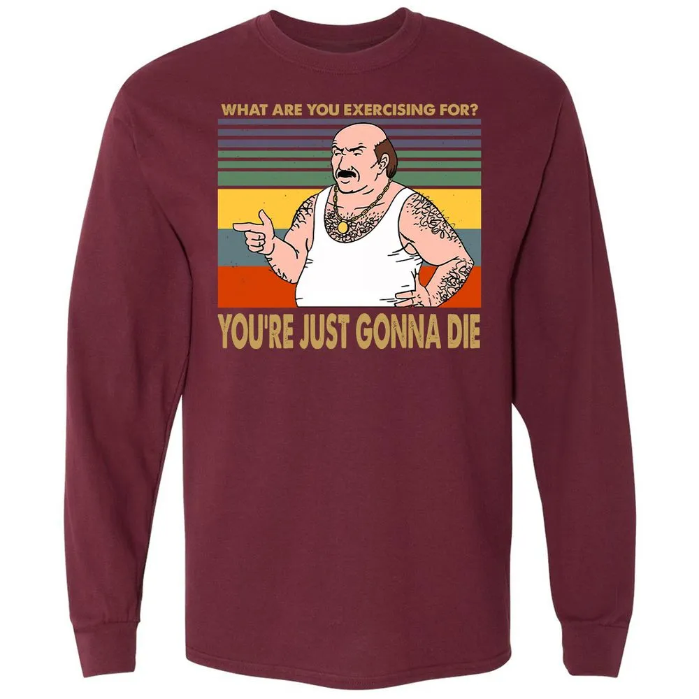 Long Sleeve T-Shirt - BCX3583Q - Maroon - 11
