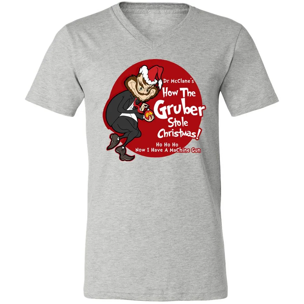 Unisex V-Neck T-Shirt - AYELBFHA - Athletic Heather - 7