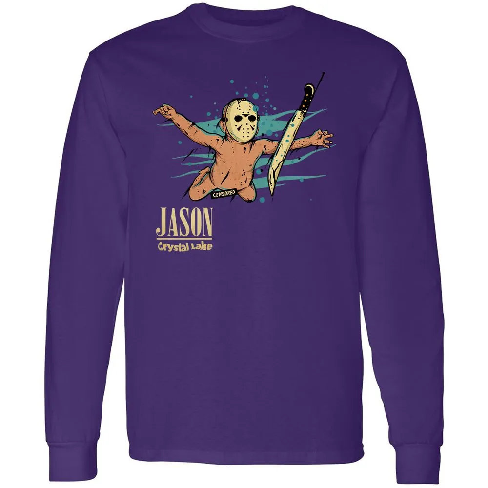 Long Sleeve T-Shirt - CMT4MNK8 - Purple - 13
