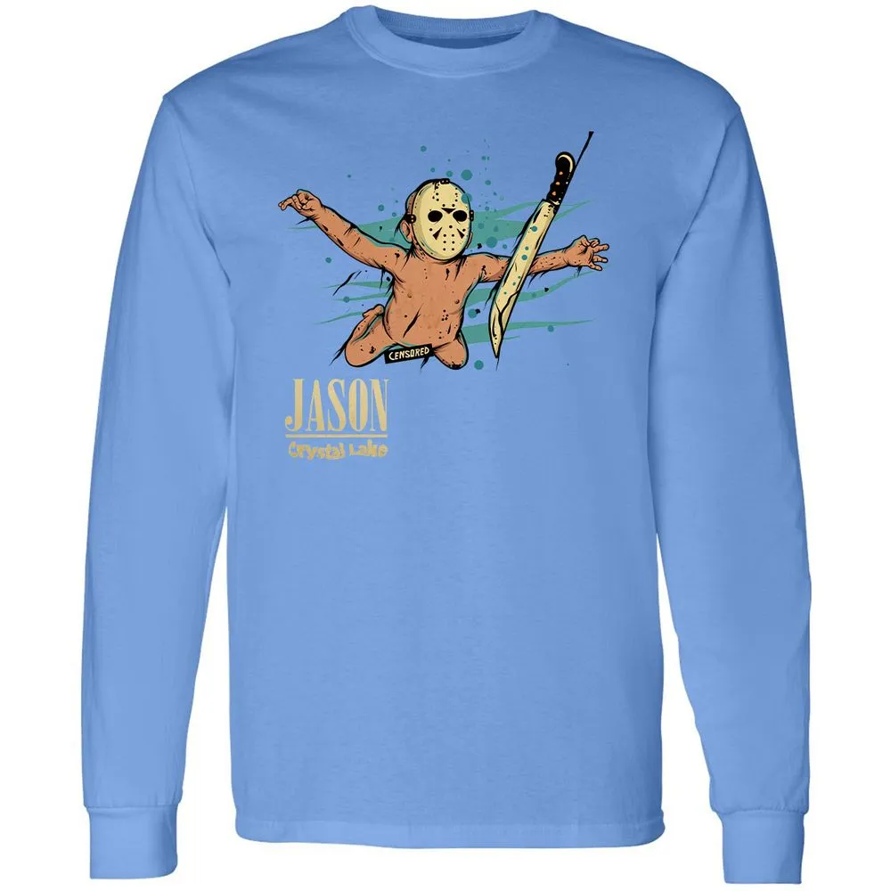 Long Sleeve T-Shirt - CMT4MNK8 - Carolina Blue - 12