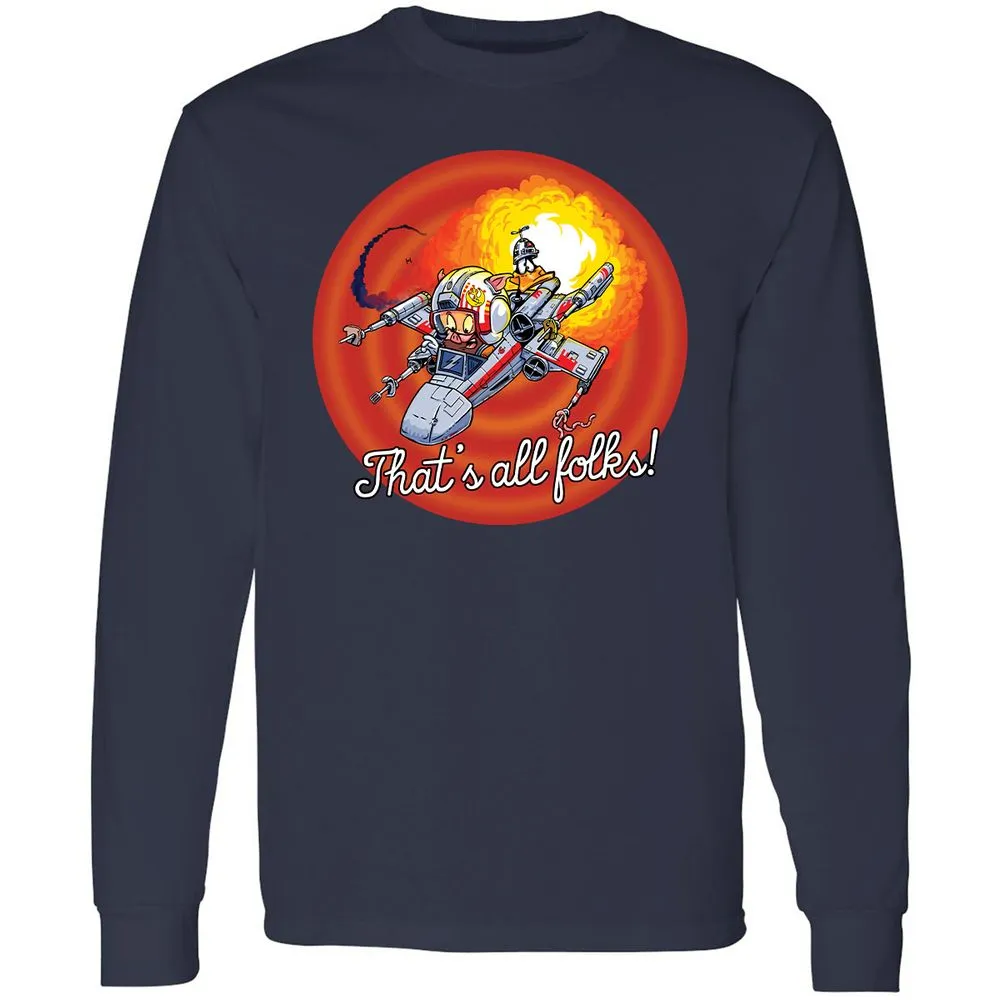 Long Sleeve T-Shirt - VQG3HSMP - Navy - 2