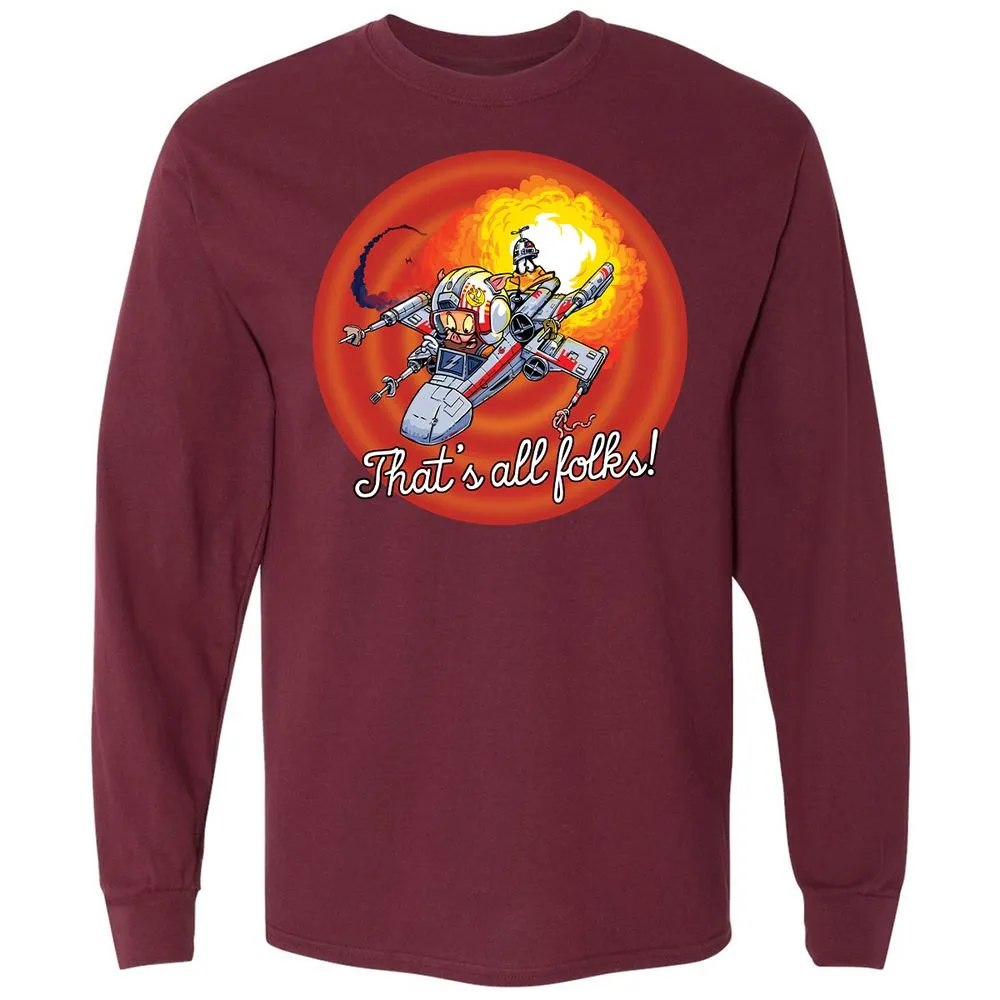 Long Sleeve T-Shirt - VQG3HSMP - Maroon - 11