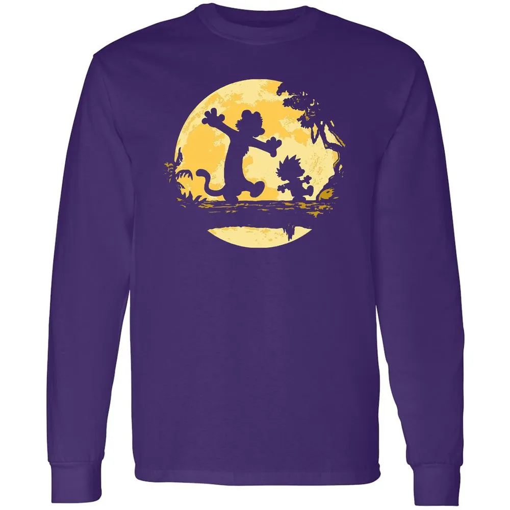 Long Sleeve T-Shirt - Z28PFUK9 - Purple - 13