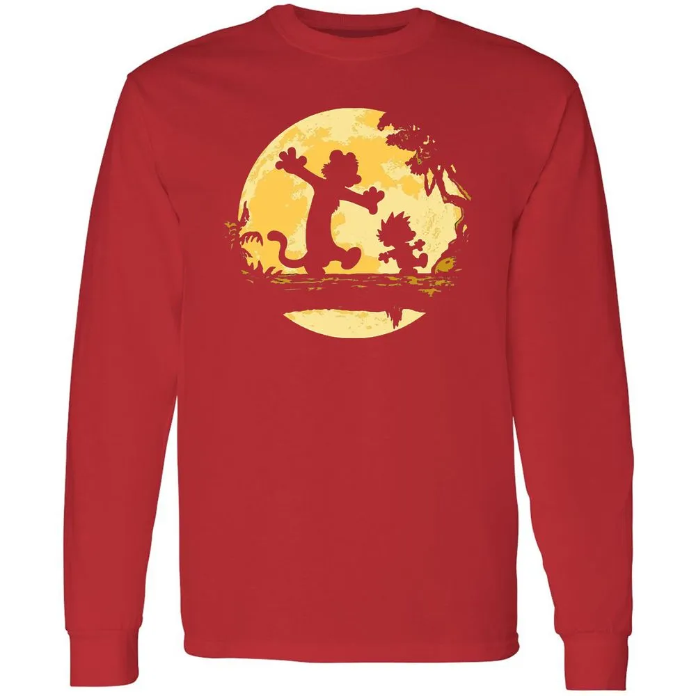 Long Sleeve T-Shirt - Z28PFUK9 - Red - 14